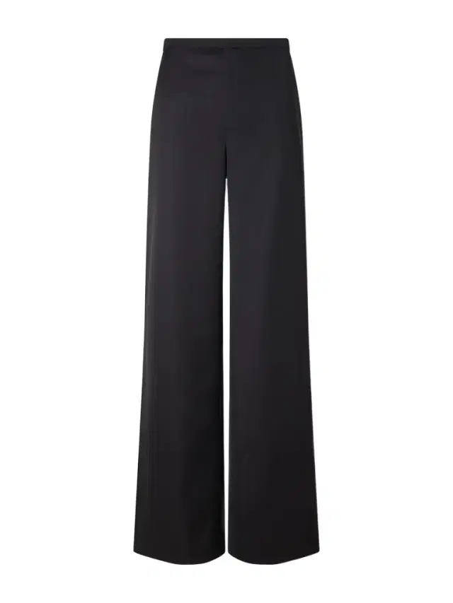Wool Straight-leg Pants
