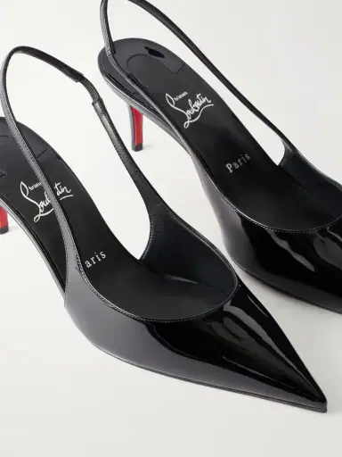 Christian Louboutin Miss Z 60 Patent-leather Slingback Pumps | Thumbnail 5 Christian Louboutin Miss Z 60 Patent-leather Slingback Pumps | Thumbnail 5