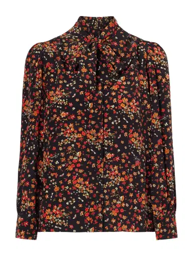 Gucci Floral-print Silk-crepe Shirt | Thumbnail 1