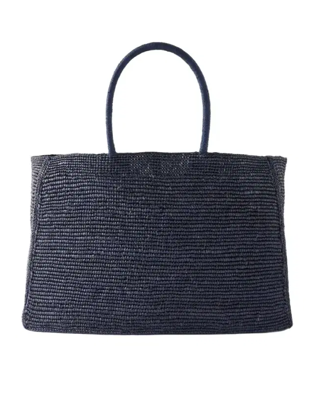 LIÉ STUDIO The Charlotte Raffia Tote