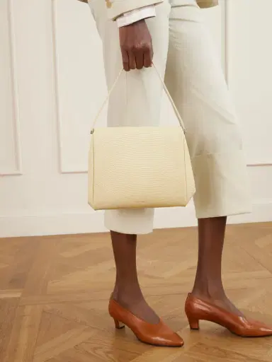 Calvin Klein Collection Tina Snake-effect Leather Clutch Bag | Thumbnail 2