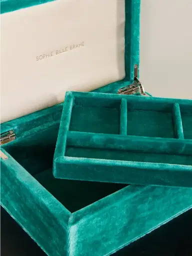 Sophie Bille Brahe Velvet Jewelry Box | Thumbnail 4