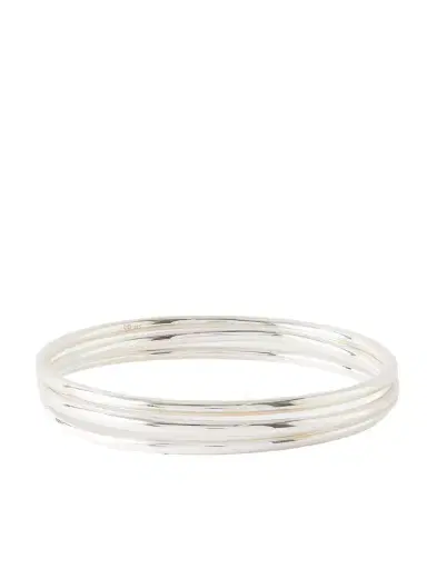 Sophie Buhai Kaya Set Of Three Silver Bangles | Thumbnail 1 Sophie Buhai Kaya Set Of Three Silver Bangles | Thumbnail 1