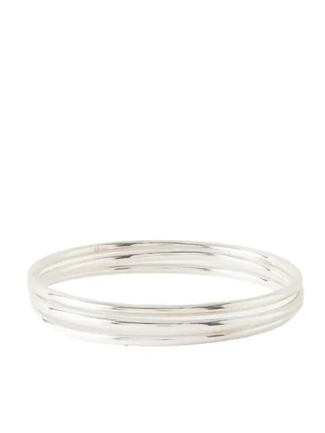 Sophie Buhai Kaya Set-of-three Silver Bangles