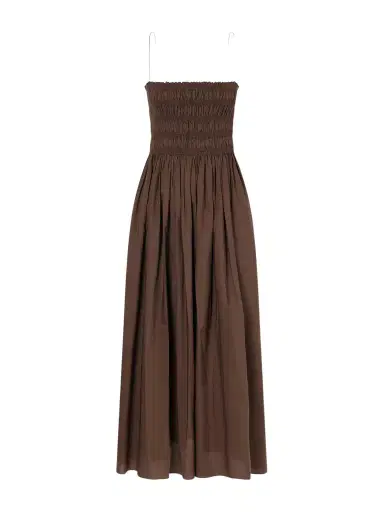 Matteau Shirred Organic Cotton Midi Dress | Thumbnail 1