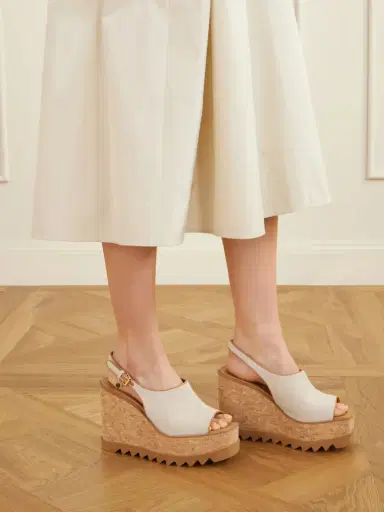 Stella McCartney Sneakelyse Canvas Slingback Platform Wedge Sandals | Thumbnail 2 Stella McCartney Sneakelyse Canvas Slingback Platform Wedge Sandals | Thumbnail 2