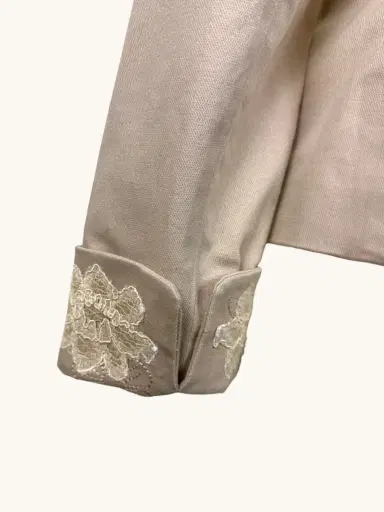 Jen Wonders Studio Beige Embroidered Blazer | Thumbnail 15 Jen Wonders Studio Beige Embroidered Blazer | Thumbnail 15