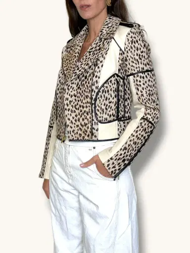 Jen Wonders Studio DVF Biker Jacket | Thumbnail 3 Jen Wonders Studio DVF Biker Jacket | Thumbnail 3
