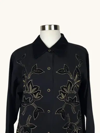 Jen Wonders Studio Embroidered Denim Jacket | Thumbnail 10