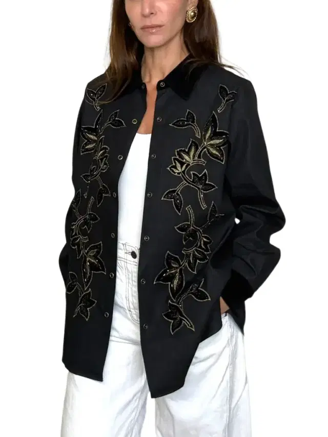 Embroidered Denim Jacket
