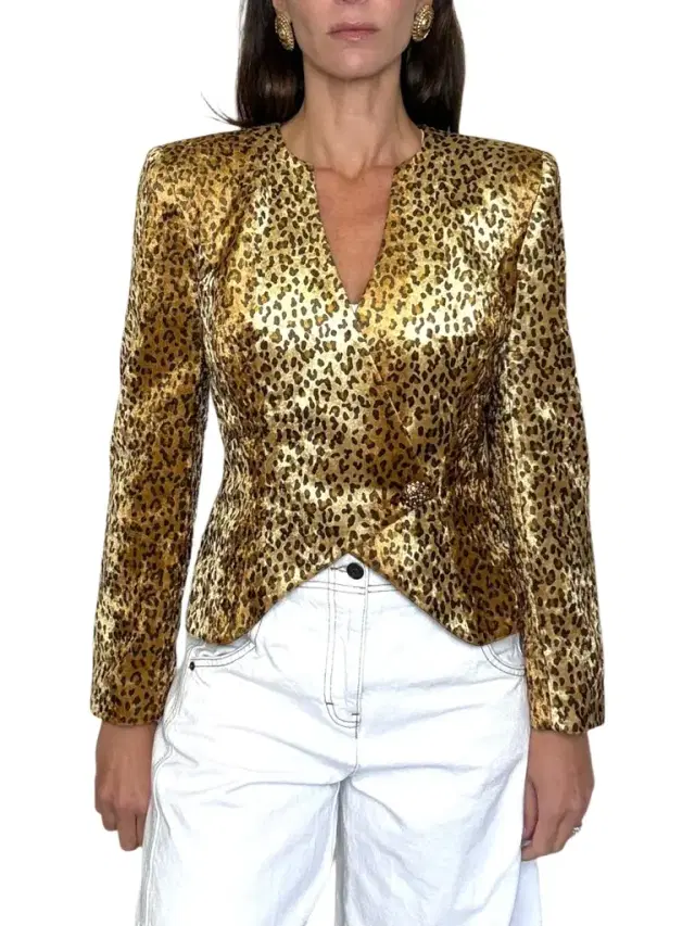 Leopard Blazer