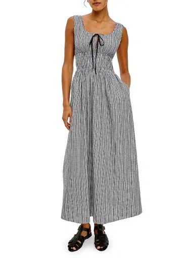 RAILS Women's Jordie Gingham Maxi Dress - Black Gingham | Thumbnail 2