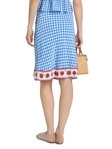 RAILS Women's Grazia Gingham A-Line Skirt - Gingham Tomatoes - Size XS | Thumbnail 5 RAILS Women's Grazia Gingham A-Line Skirt - Gingham Tomatoes - Size XS | Thumbnail 5