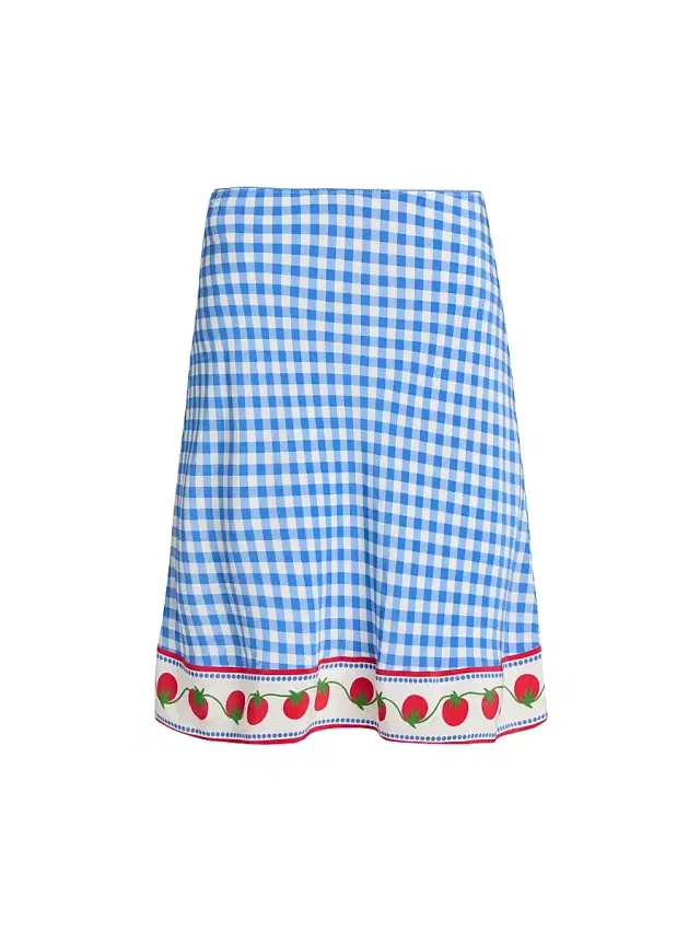 Rails Women's Grazia Gingham A-Line Skirt - Gingham Tomatoes