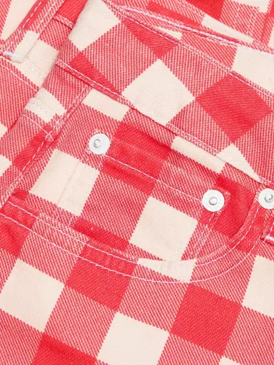 RAILS Women's Getty Gingham Wide-Leg Crop Jeans | Thumbnail 7 RAILS Women's Getty Gingham Wide-Leg Crop Jeans | Thumbnail 7