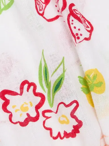 RAILS Women's Charli Printed Linen-Blend Shirt - White Antipasti | Thumbnail 7