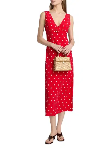 RAILS Women's Terena Polka-Dot A-Line Midi-Dress - Rossa | Thumbnail 2 RAILS Women's Terena Polka-Dot A-Line Midi-Dress - Rossa | Thumbnail 2