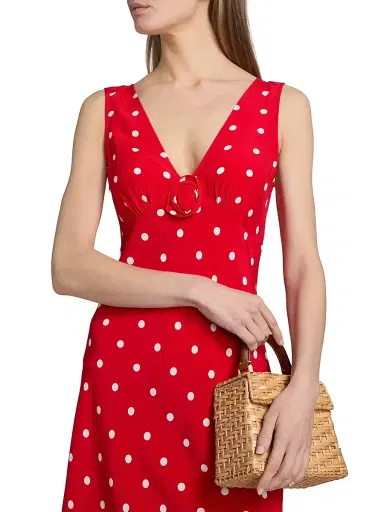 RAILS Women's Terena Polka-Dot A-Line Midi-Dress - Rossa | Thumbnail 6 RAILS Women's Terena Polka-Dot A-Line Midi-Dress - Rossa | Thumbnail 6