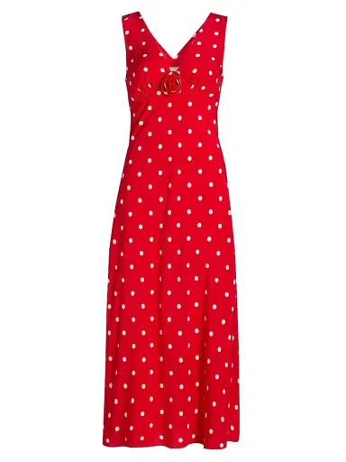RAILS Women's Terena Polka-Dot A-Line Midi-Dress - Rossa | Thumbnail 1 RAILS Women's Terena Polka-Dot A-Line Midi-Dress - Rossa | Thumbnail 1