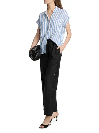 RAILS Women's Cito Striped Linen-Blend Shirt | Thumbnail 2 RAILS Women's Cito Striped Linen-Blend Shirt | Thumbnail 2