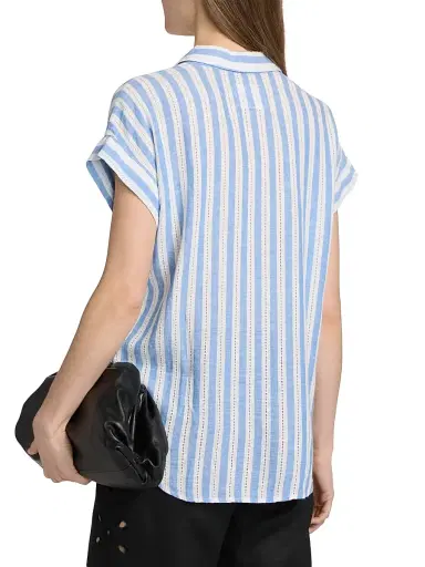 RAILS Women's Cito Striped Linen-Blend Shirt | Thumbnail 5 RAILS Women's Cito Striped Linen-Blend Shirt | Thumbnail 5
