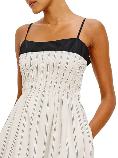 RAILS Women's Primrose Striped Cotton Smocked Midi-Dress - Palma Stripe | Thumbnail 5 RAILS Women's Primrose Striped Cotton Smocked Midi-Dress - Palma Stripe | Thumbnail 5