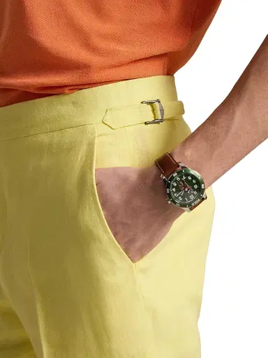 Polo Ralph Lauren Men's Linen Straight-Leg Trouser - Summer Yellow - Size 28 | Thumbnail 5 Polo Ralph Lauren Men's Linen Straight-Leg Trouser - Summer Yellow - Size 28 | Thumbnail 5