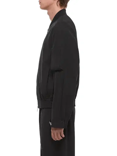Helmut Lang Men's HL001 Wool Gabardine Bomber Jacket - Black - Size XXL | Thumbnail 4