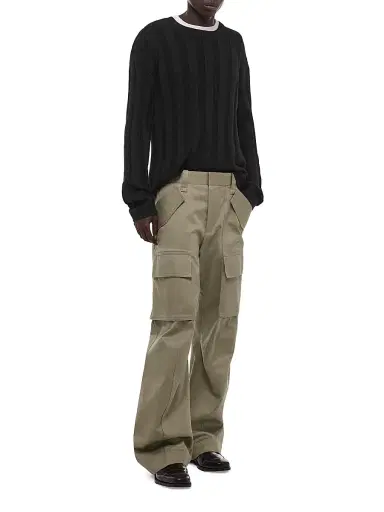 Helmut Lang Men's Chino Twill Cargo Pants | Thumbnail 2 Helmut Lang Men's Chino Twill Cargo Pants | Thumbnail 2