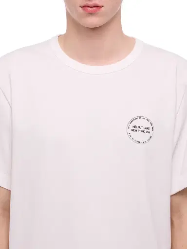 Helmut Lang Men's Stamp Collage Cotton T-Shirt - Optic White - Size XL | Thumbnail 5 Helmut Lang Men's Stamp Collage Cotton T-Shirt - Optic White - Size XL | Thumbnail 5