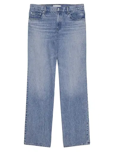 Helmut Lang Men's Wardrobe Relaxed Straight-Leg Jeans - Vintage Blue Wash | Thumbnail 1