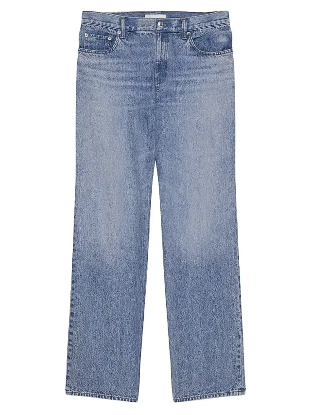 Men's Wardrobe Relaxed Straight-Leg Jeans - Vintage Blue Wash