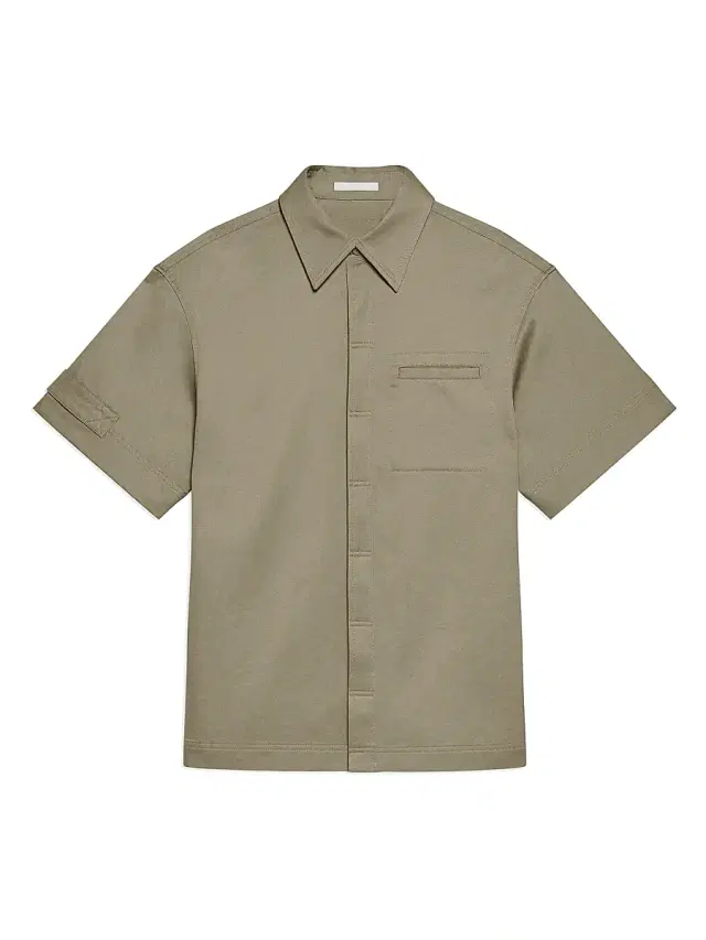 Men's Loop Tape Cotton Shirt - Vetiver