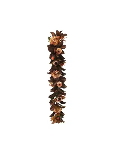Winward Home Artificial Magnolia & Autumn Flowers Garland | Thumbnail 1 Winward Home Artificial Magnolia & Autumn Flowers Garland | Thumbnail 1