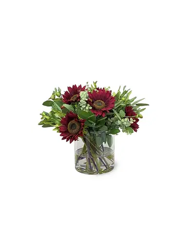 Winward Home Artificial Sunflower Arrangement In Glass Vase | Thumbnail 1 Winward Home Artificial Sunflower Arrangement In Glass Vase | Thumbnail 1