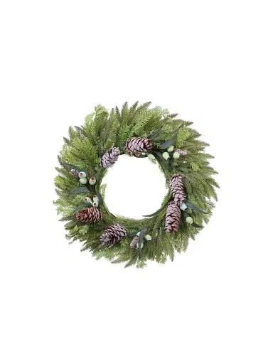 Winward Home Artificial Mountain Pine With Eucalyptus Wreath | Thumbnail 1