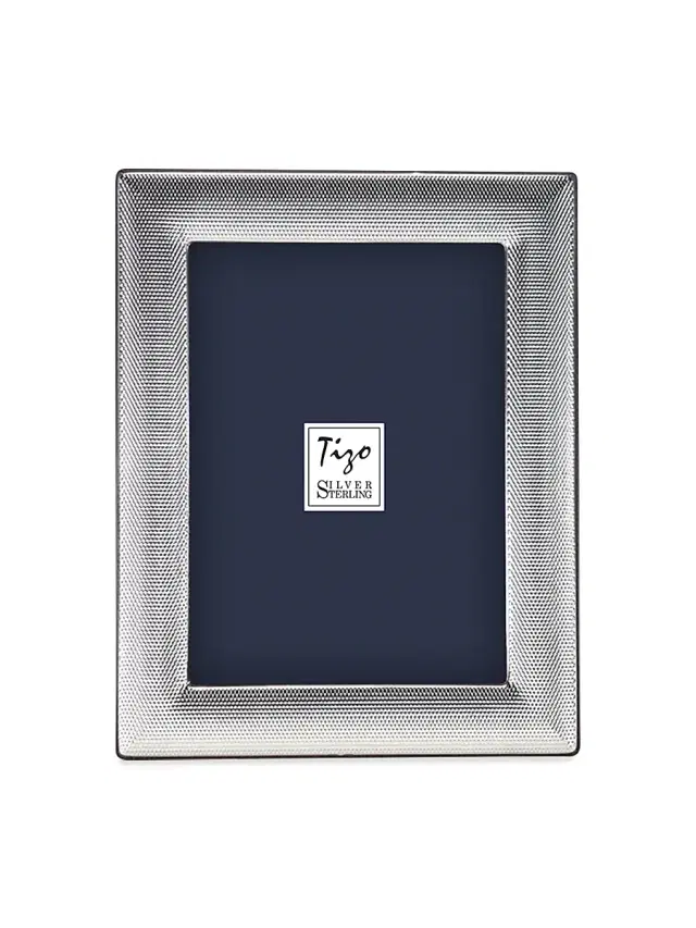 Tizo Sterling Silver Mesh Frame - Silver 8 x 10
