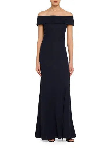 Alaïa Women's Off-The-Shoulder Gown - Minuit - Size 10 | Thumbnail 2