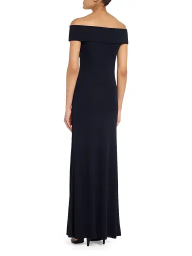 Alaïa Women's Off-The-Shoulder Gown - Minuit - Size 10 | Thumbnail 4