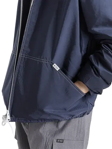 Prada Women's Lightweight Nylon Blouson Jacket - Blue - Size 10 | Thumbnail 6