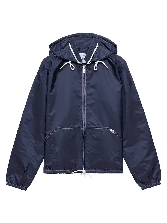 Prada Women's Lightweight Nylon Blouson Jacket - Blue
