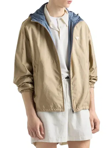 Prada Men's Reversible Re-Nylon Jacket - Brown | Thumbnail 2