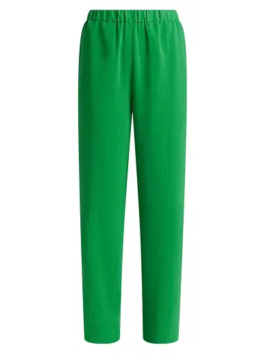 Misook Women's Nora Crepe Straight-Leg Pants - Clover Field - Size XXL | Thumbnail 1 Misook Women's Nora Crepe Straight-Leg Pants - Clover Field - Size XXL | Thumbnail 1