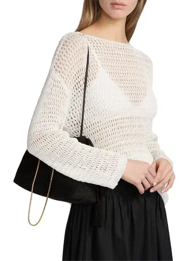 RAILS Women's Evangeline Oversized Open Stitch Sweater - Ivory - Size XL | Thumbnail 4