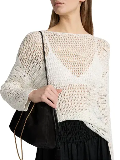 RAILS Women's Evangeline Oversized Open Stitch Sweater - Ivory - Size XL | Thumbnail 6