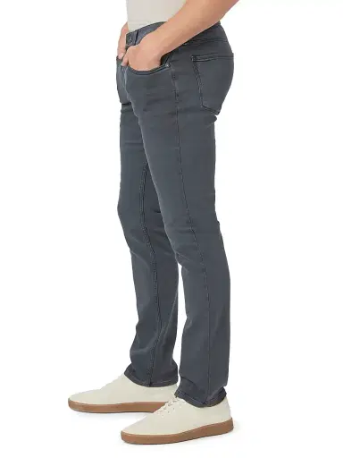 PAIGE Men's Lennox Slim-Fit Jeans - Vintage Onyx Blue - Size 40 | Thumbnail 3