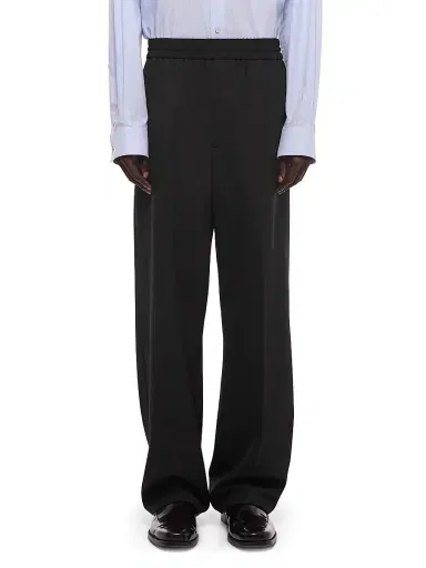 Helmut Lang Men's HL001 Wool Gabardine Pull-On Trousers | Thumbnail 3 Helmut Lang Men's HL001 Wool Gabardine Pull-On Trousers | Thumbnail 3