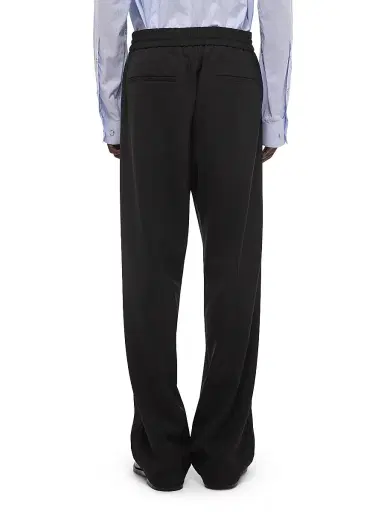 Helmut Lang Men's HL001 Wool Gabardine Pull-On Trousers | Thumbnail 5 Helmut Lang Men's HL001 Wool Gabardine Pull-On Trousers | Thumbnail 5