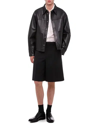 Helmut Lang Men's Leather Jacket - Black - Size XL | Thumbnail 2