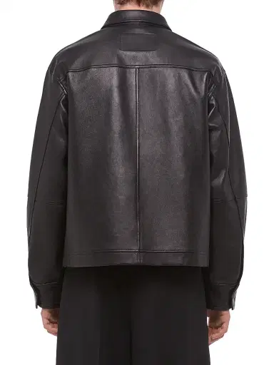 Helmut Lang Men's Leather Jacket - Black - Size XL | Thumbnail 4